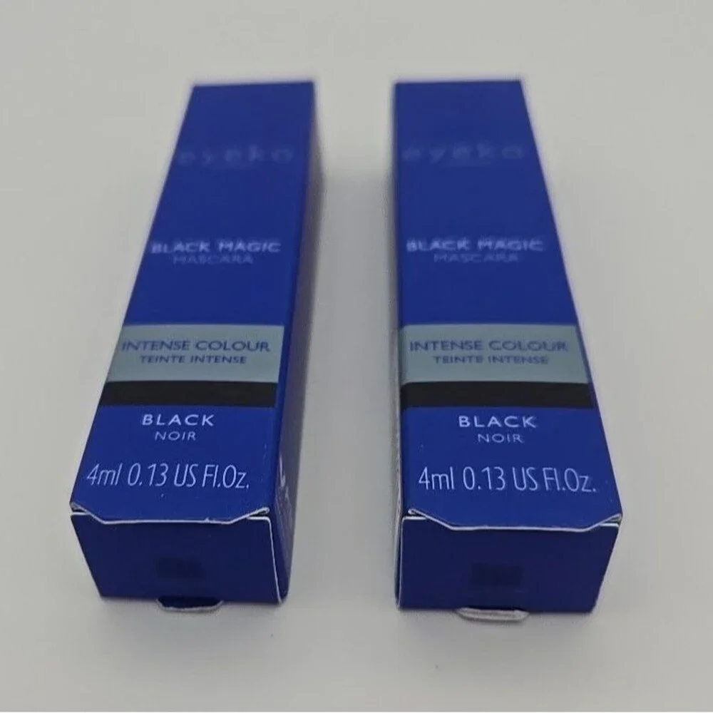 Eyeko Black Magic Mascara Travel 4ml‎ Black Intense Color Set of 2 New
